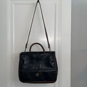 Black & brown Capezio work/school/laptop bag with detachable straps